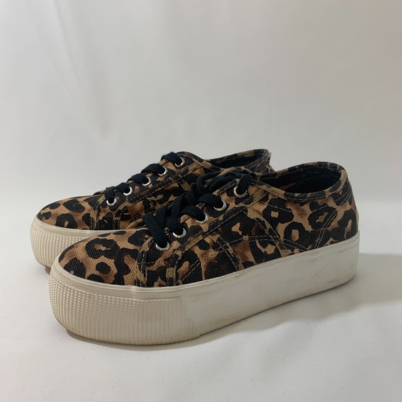 steve madden platform leopard sneakers